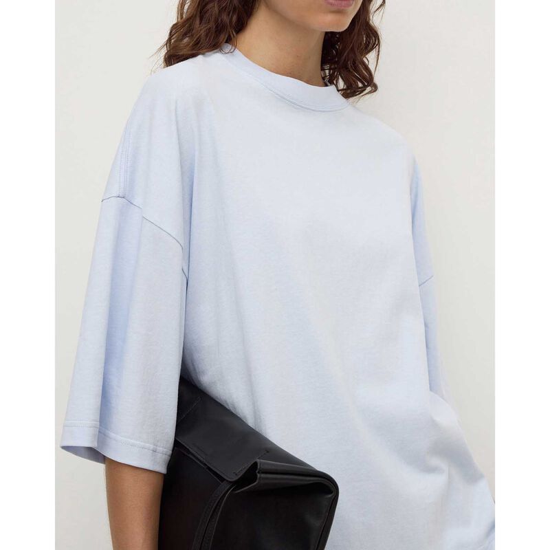Assembly Label Max Cotton Oversized Tee Powder Blue image number 2
